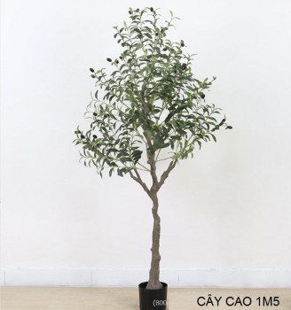 Cây ô liu giả trang trí nội thất